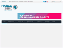 Tablet Screenshot of marcozero.org